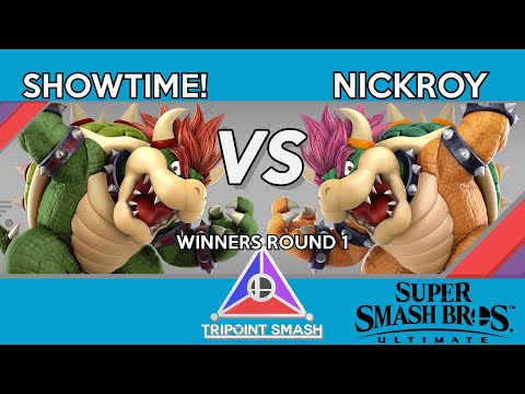 Tripoint Smash 44 - Winners Round 1 - SHOWTIME! (Bowser) Vs. NickRoy (Bowser)