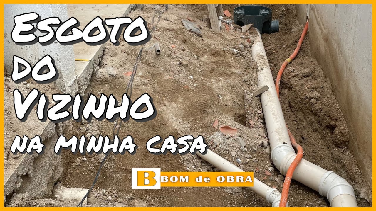 Esgoto do Vizinho passando dentro da minha casa. Será que pode essa situação ? O que fazer ?
