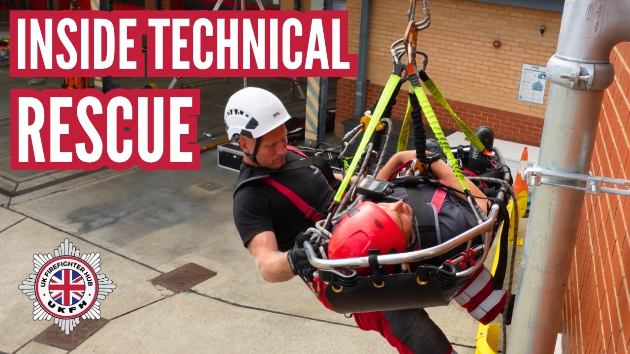 Inside Dunstable Fire Station | Technical Rescue! | Bariatric Rescue & Level 3 Rope Rescue