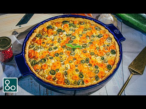 Tarte colorée et fleurie (franchement, c'est joli !) - YouCookCuisine