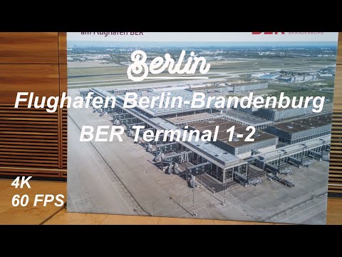 Berlim | Flughafen BER Terminal 1-2 | primeira imagem do Terminal 2