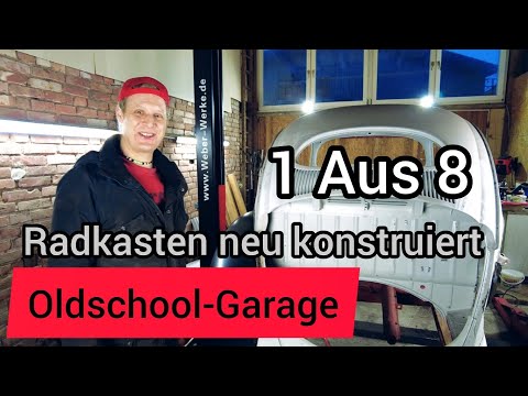 [VW Käfer] Restauration - 8 Reparaturbleche werden zu einem neuen Radkasten zusammengefügt - Teil1