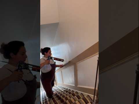 24-hour staircase glow-up: DIY transformation magic! 📏🔨🪜#DIYtips #Howto #BandQ