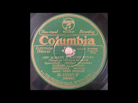 Saxophon Orchester Dobbri + Sebő Miklós 1932 Hungarian Tango 78 RPM