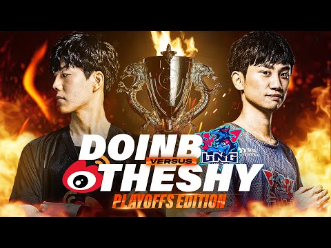 THESHY VS DOINB FIGHT FOR WORLDS - WBG VS LNG PLAYOFFS COSTREAM - CAEDREL