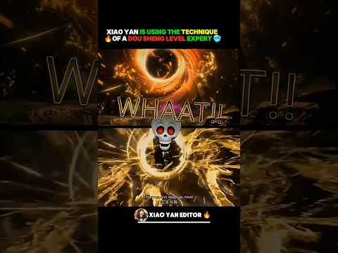 Xiao Yan using the technique of a Dou Sheng Expert #donghua #btth #shorts