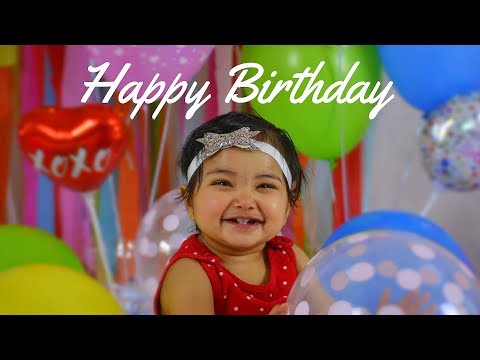 Piya's First Birthday- CAKE SMASH -BABY"S FIRST BIRTHDAY VIDEO