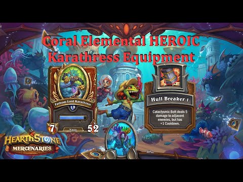 Coral Elemental HEROIC : Karathress Equipment : Hearthstone Mercenaries
