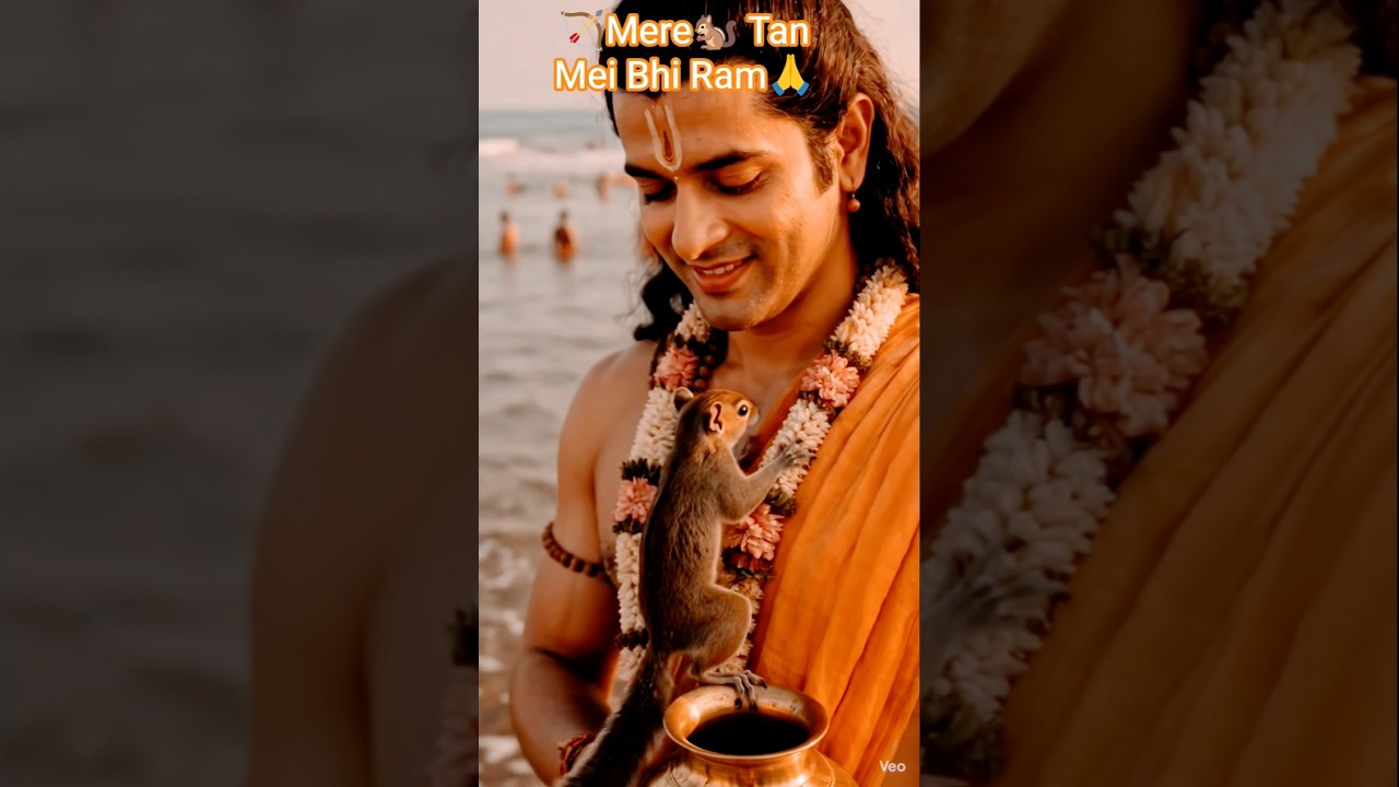 #🏹Mere Tan🐿Mei Ram🙏 #sorts #hindugod #sreeram #gilhari #bajrangbali #ai