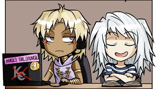 BAKURA'S MANY KNIVES (YUGIOH COMIC DUB)