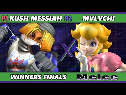 S@X 531 Winners Finals - mvlvchi (Peach) Vs. Kush Messiah (Sheik) Smash Melee - SSBM