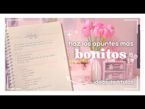 ⋆୨୧˚ HOW TO IMPROVE YOUR NOTES ˚୨୧⋆ minimalist, organized and beautiful♡