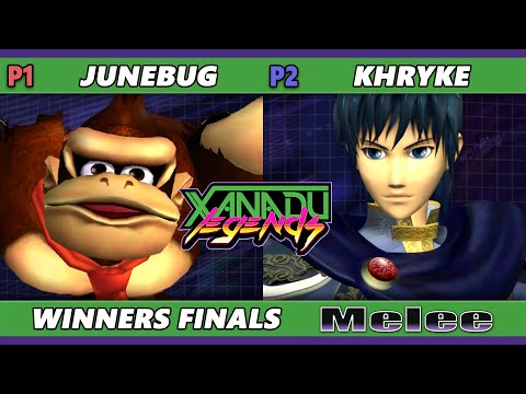 Xanadu Legends Winners Finals - Junebug (Donkey Kong) Vs. Khryke (Marth) Smash Melee - SSBM
