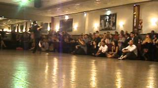 Javier Rodríguez y Nohelia Barsi en la Milonga La Baldosa