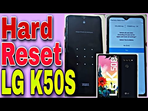 Hard Reset LG K50S, Formatear LG K50S