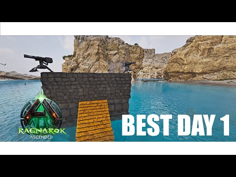 Dominating DAY 1 on RAGNAROK Fighting For Server ALPHA - ARK Ascended Small Tribes