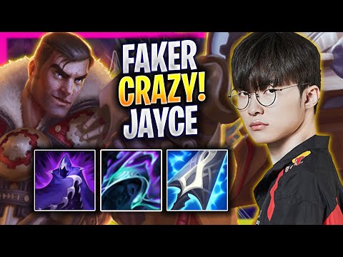 FAKER CRAZY GAME WITH JAYCE! - T1 Faker Plays Jayce TOP vs Tryndamere! | Season 2024