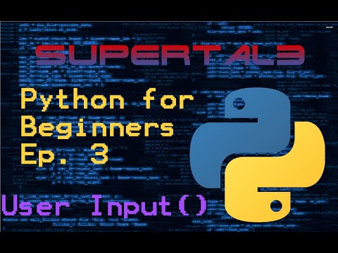 Python For Beginners Ep 3 Input And Comments