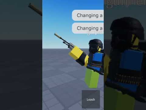 DVN Gunner #roblox #dvn #dummiesvsnoobs #ai #gunsounds