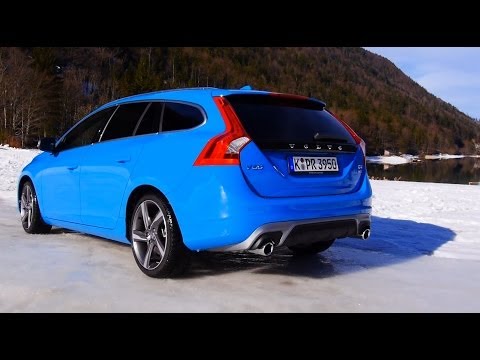 Volvo V60 R-Design review in snow with Volvo AWD and Drive-E engine - Autogefühl Autoblog