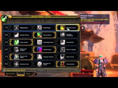 Patch 5.4 Subtlety Changes + Optimal Talent Spec