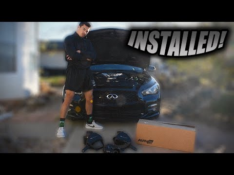 HOW TO Install AMS INTAKES on Q50! | DIY