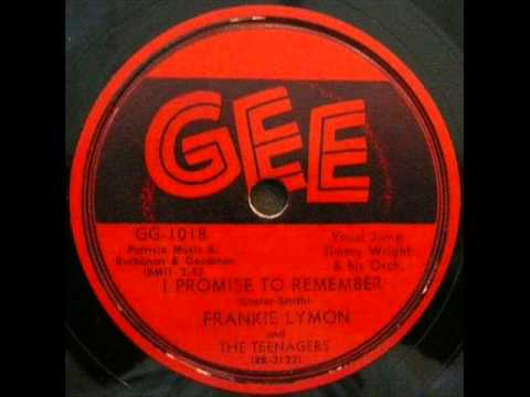 FRANKIE LYMON   I Promise To Remember   1956