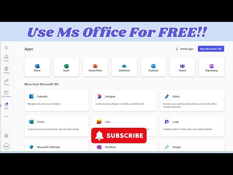 Microsoft Office For Free! | Online Apps