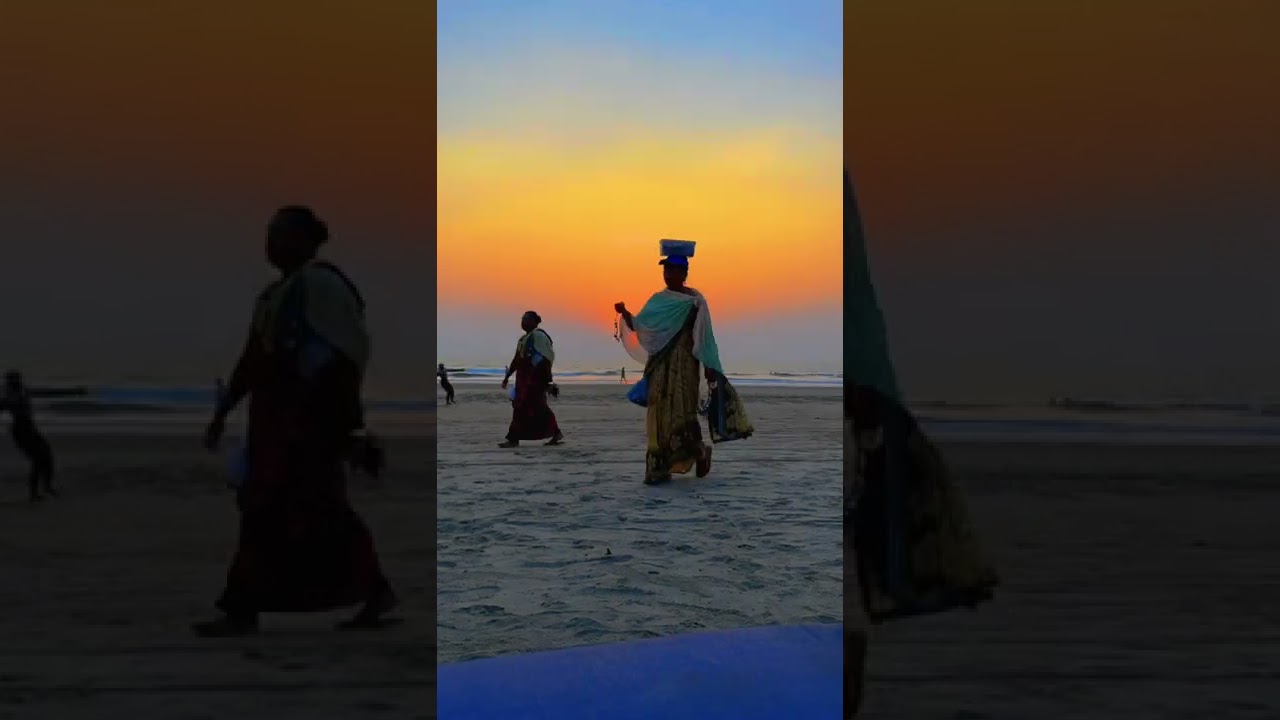 POV: You are at the beach watching the sun set #Shorts #Sunset