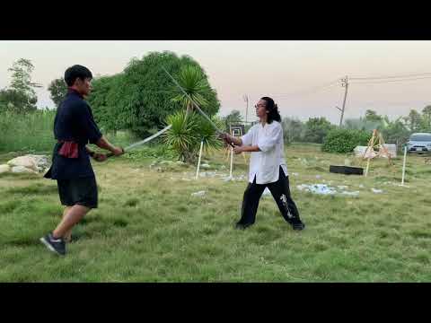 My Katana vs European Longsword!! Friendships sparring