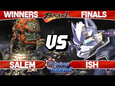 Revival of Brawl - Salem (Ganondorf) vs Ish (Wolf) - SSBB Mid Tiers Winners Finals - Smash Brawl