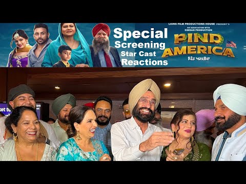 Pind America Screening | Amar Noorie | Kamaljeet Neeru | Feroz Khan | Alaap Sikander | PunjabiTeshan