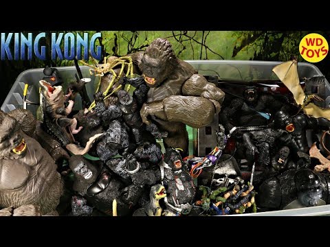 New Giant Box King Kong Skull Island Surprise Toys Vs Mega Action Figure Jurassic Park Unboxing