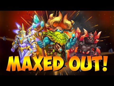 Wardens Lvl 48 Maxed Out GAMEPLAY! Castle Clash