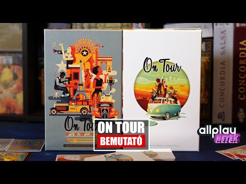 Nehéz a koncertszervezők élete | On Tour társasjáték bemutató - :: DRAFT :: Társasjáték vlog