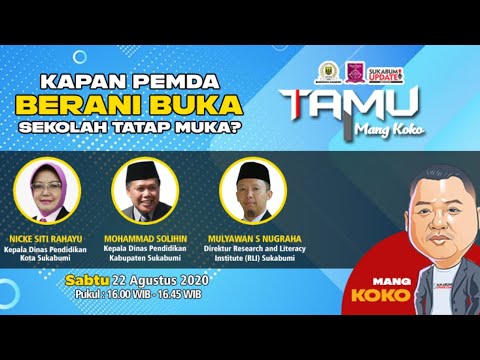 Tamu Mang Koko - Kapan Pemda Berani Buka Sekolah Tatap Muka?