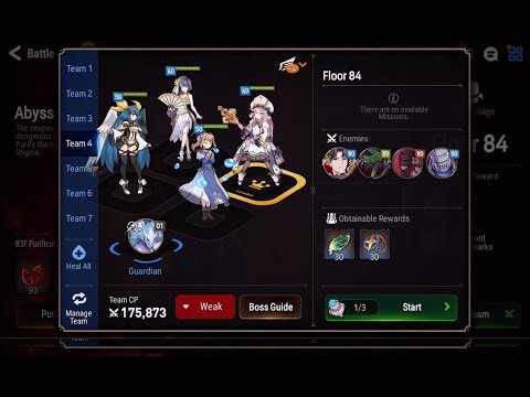 [Epic Seven] Abyss 84 with Dizzy (Cách qua tầng Abyss 84 cực đơn giản)