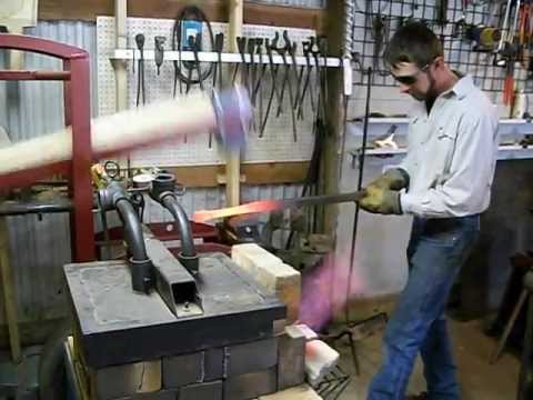 Helve hammer trial run