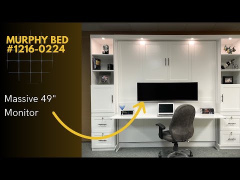Murphy bed with Monitor