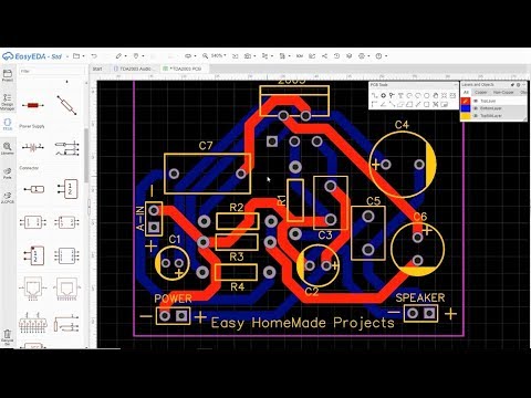 How to Design a PCB easily with EasyEDA & JLCPCB - Complete Tutorial