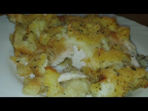 Fai anche tu questa SBRICIOLATA salata CON PATATE E PETTO DI POLLO e SCAMORZA/facile e buona