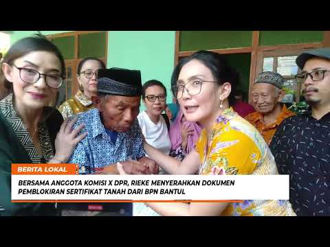 Rieke Diah Pitaloka Temui Mbah Tupon di Bantul
