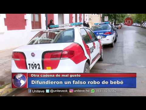 La policía desmiente robo beba