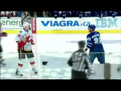 Olli Jokinen vs Francois Beauchemin Nov 14, 2009