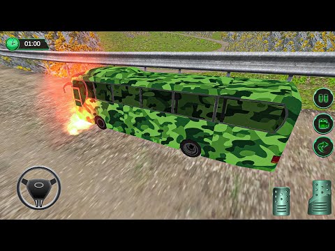 US Army Ambulance Driving - Humvee  Bus Rescue Truck Simulator | 2021 - Android Gameplay