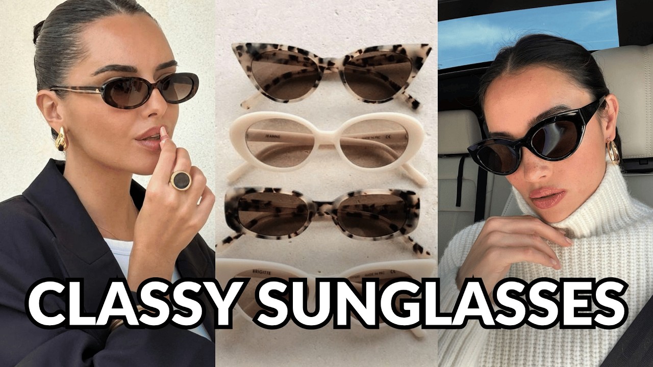 The Only 7 Sunglasses Shapes That Look Classy and Expensive