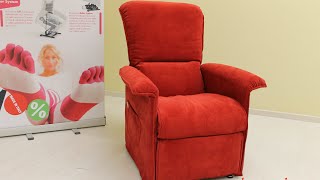 Poltrona relax dimensioni ridotte e kit ruote MOD. CUBO tel 0442-92760