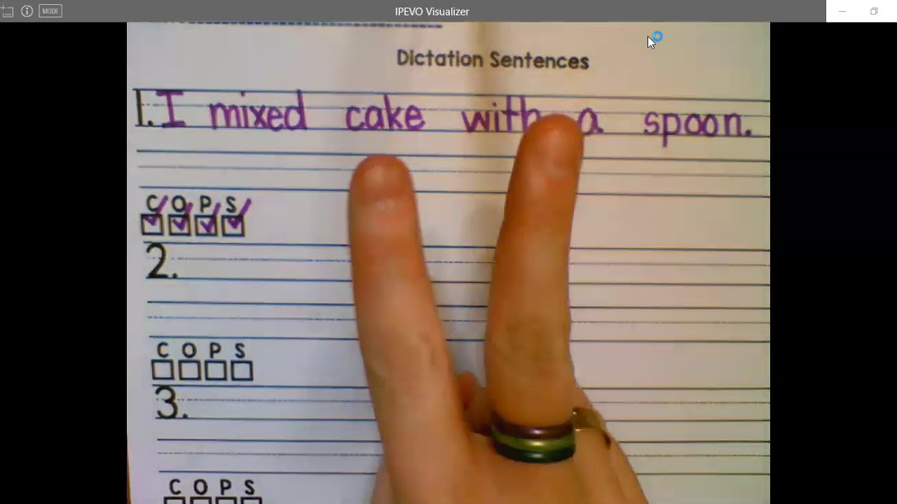 Sentence Dictation