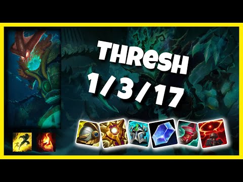 Thresh 11.6 Gameplay Challenger Replay S11 Support (1/3/17) - NA