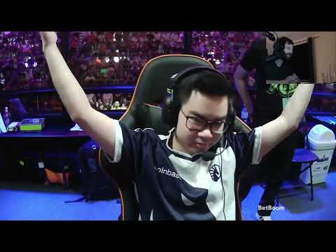 GIGACHAD Micke lifted his hands after destroying Talon